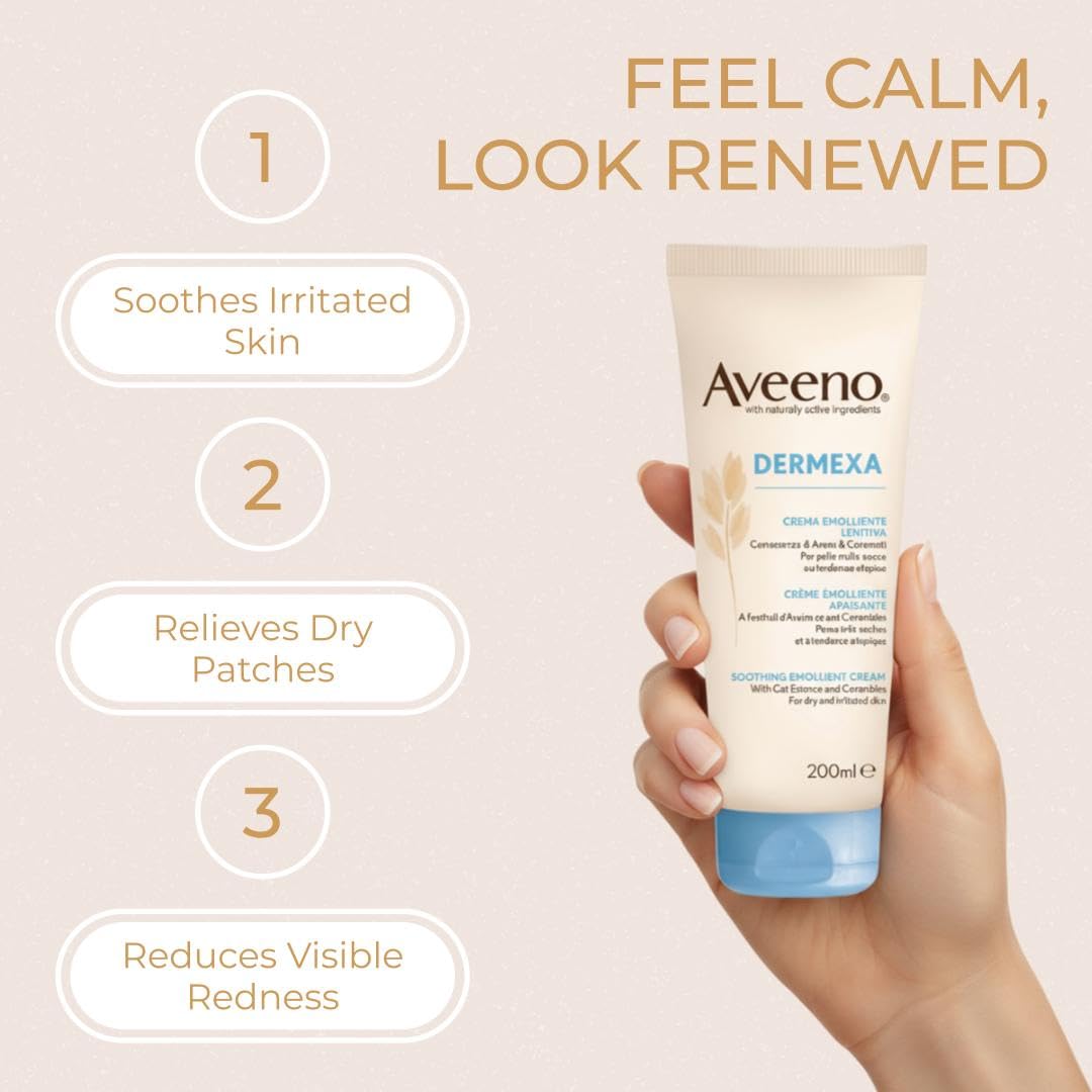 Aveeno Dermexa Soothing Emollient Cream 200ml