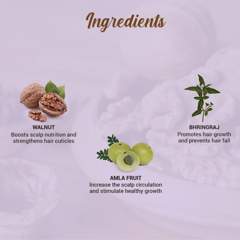 Biotique Walnut Volume and Bounce Shampoo and Conditioner | For Fine and Thinning Hair| Volumizing Shampoo for Thin Hair |100% Botanical Extracts |190ml