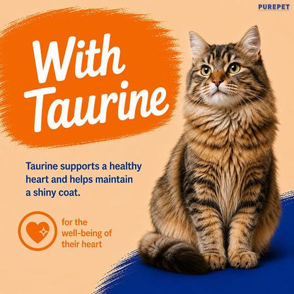 Purepet Creamy Lickable Cat Treats 360g (15g x 24) | Real Chicken | High Protein | Taurine for Heart & Vision | Supports Hydration | Ideal for Training | for Kittens & Adult Cats