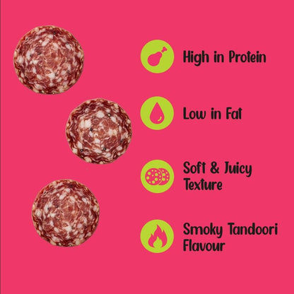 PETS EMPIRE Tender Salami Dog Treats, 100g | Soft & Juicy Chicken Dog Snacks | High Protein Chewy Treats for Dogs | Healthy Training Rewards for Puppies & Adult Dogs