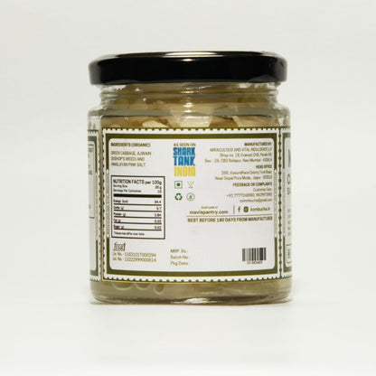 MAVI's Classic Sauerkraut | Organic Cabbage & Ajwain seeds | Fermented Cabbage | Gut Friendly | 200g | Pack of 1 |