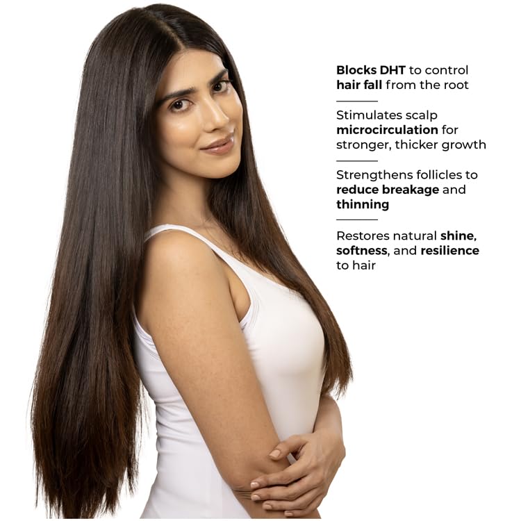 Brillare 20% Rosemary Shampoo with 2% Caffeine for Hair Growth & Hair Fall Control | Reduces Breakage, Retains Moisture & Strengthens Roots