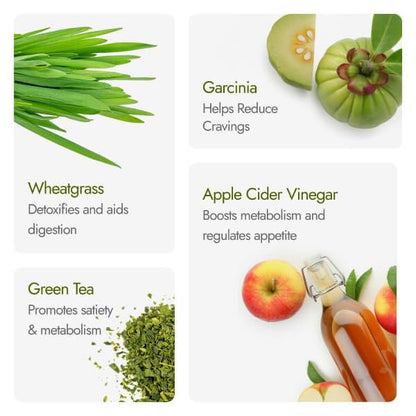 Kapiva Mango Slim Shake 750g | High-Protein Meal Replacement Drink with 7 Ayurvedic Herbs for Weight Control