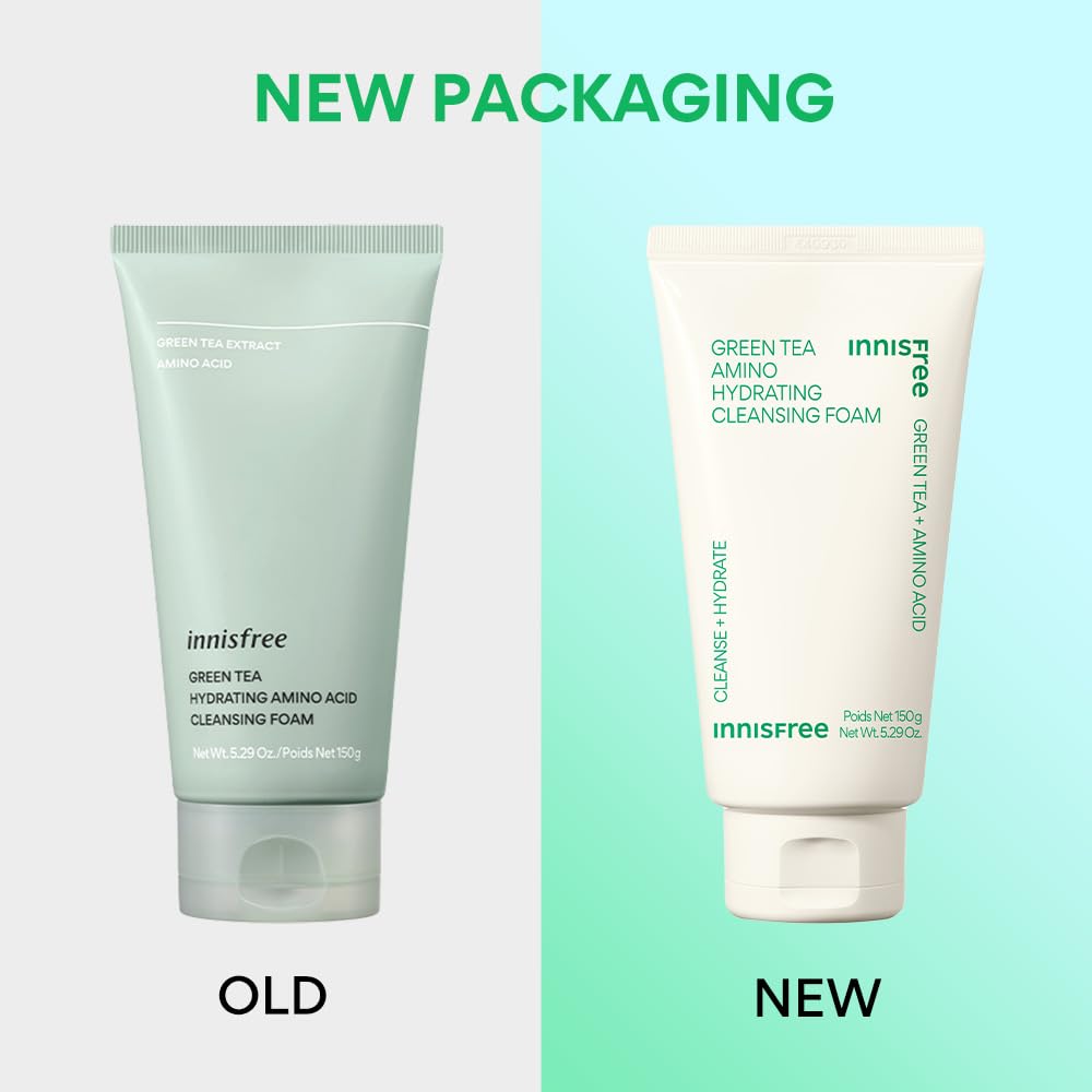 Innisfree Volcanic BHA Pore Foaming cleanser, Clogged Pore Cleanser with Volcanic Clusters | Blackhead Removal | Deep Cleansing
