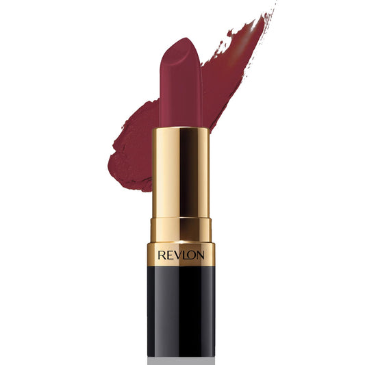 REVLON Super Lustrous Creme Lipstick, 80% Conditioning Ingredients, intance color, Waterproof, Long-Lasting, 100% Vegan Lipstick, Raisin Rage (630), 4.25 gm