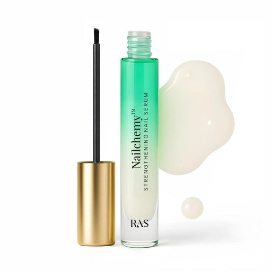 RAS Luxury Oils Nailchemy Nail Strengthening Serum | Nail Growth & Repair Serum for Healthy, Long Nails | Keratin & Collagen Formula for Brittle & Damaged Nails | Nail Growth & Strengthener