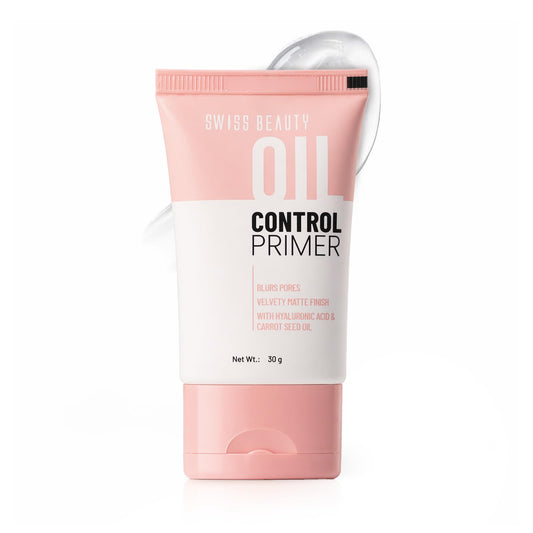 Swiss Beauty Oil Control Primer | Pore-Blurring | Smooth Matte Finish | Lightweight | Non-greasy