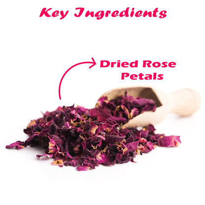 Namo Organics - Rose Herbal Tea - 100 Gm - Natural Sun-Dried Petals, Loose Leaves