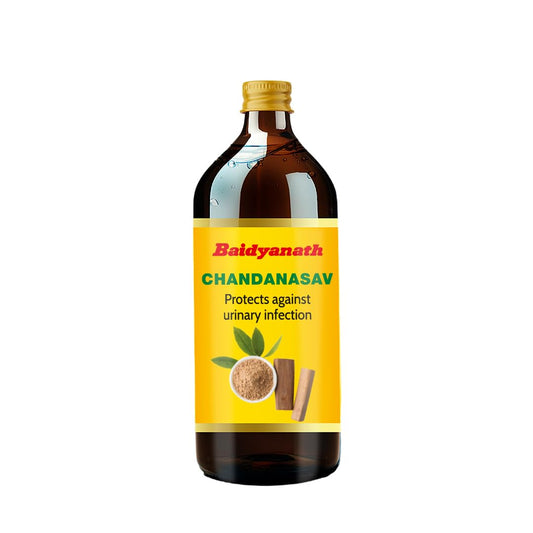 Baidyanath Chandanasav | Effective in Urinary Disorders and Kidney Diseases | With Rakt Chandan, Safed Chandan, Manjith, Mulethi | 450ml