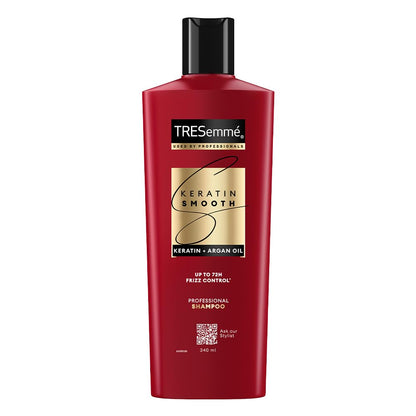 TRESemme Keratin Smooth+ Shampoo With Keratin Protein and Argan Oil | Salon-Like Smooth Hair | Up To 72H Frizz Control