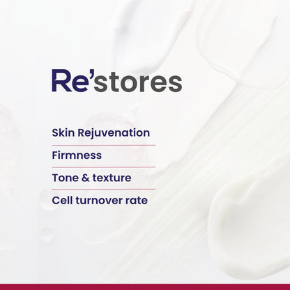 RE' EQUIL 0.1% Retinol Night Cream | Repairs Wrinkles & Fine Lines | Improves Skin Firmness | Beginner Friendly | All Skin Types | 30G