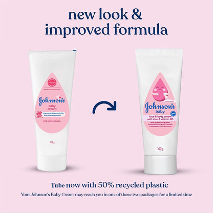 Johnson's Baby Cream For Summer, 100g