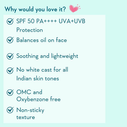 WishCare Niacinamide Oil Balance Fluid Sunscreen SPF 50 PA++++ In-Vivo Tested | 8Hrs+ SPF Protection | Lightweight, Matte & No White Cast | Sunscreen SPF 50 For Oily Skin, Sensitive, Dry & Combination Skin | For Women & Men | 30ml