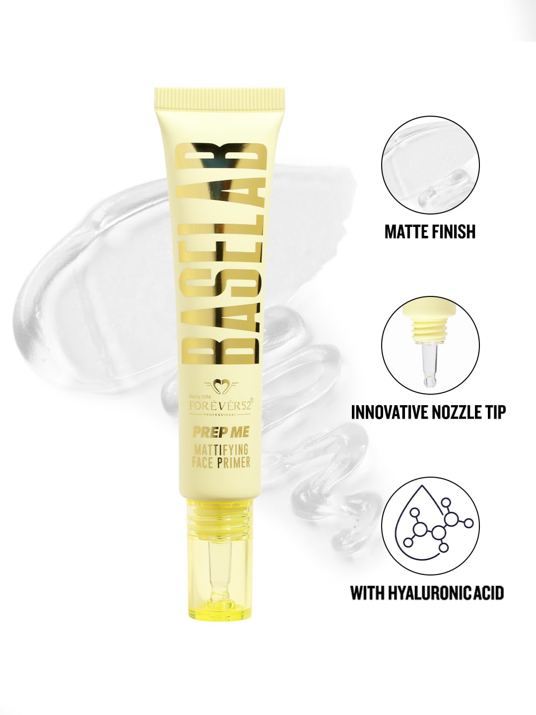 Daily Life Forever52 Baselab Prep Me Mattifying Primer | Oil Control, Pore Minimizer, Lightweight & Hydrating Face Primer for Flawless, Long-Lasting Matte Finish