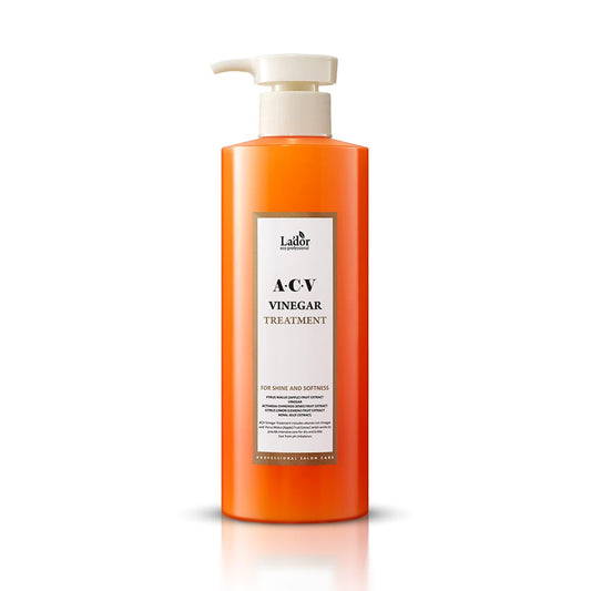 LADOR ACV Vinegar Treatment (Conditioner) - 430ml | Korean 6-in-1 Apple Cider Vinegar Extract Conditioner for All Hair Types | Improve Hair Shine, Strengthens, Smoothens Damaged, Frizzy & Dry Hair