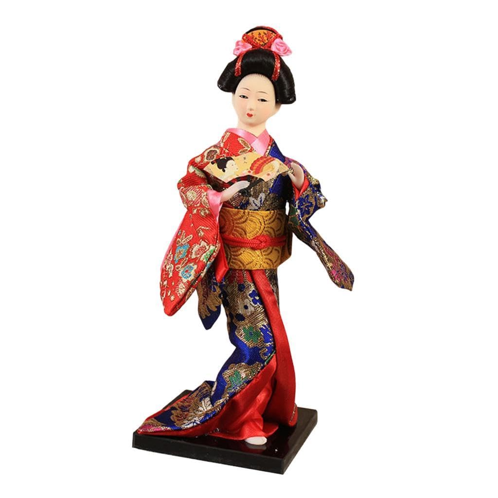 Ethnic Japanese Geisha Dolls 9 Asian Geisha Doll for Shelf Home Office Girl Style B