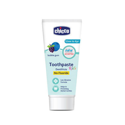 Chicco Toothpaste Bubble Gum 1-6Y 50g No Fluoride