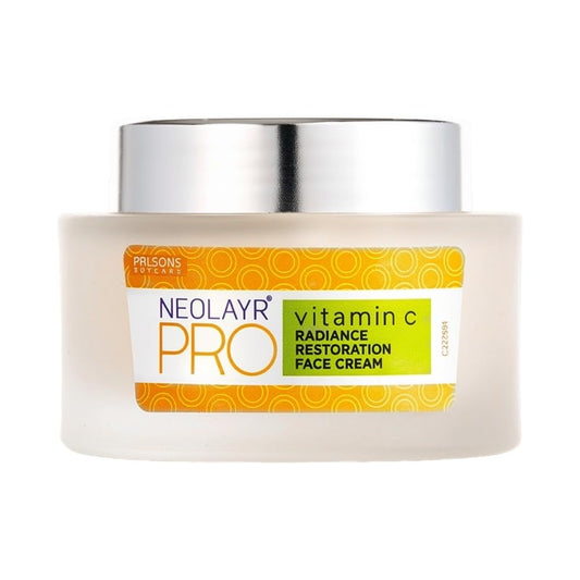 NEOLAYR Pro Vitamin C Radiance Restoration Face Cream | Anti-Oxidant Vitamin C & Hydration Booster Hyaluronic Acid | Restore Youthful Glowing Skin| 40 GM