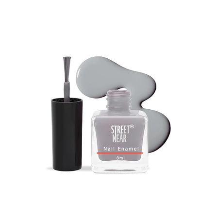 Street Wear Nail Enamel, Silver Sizzle, 8ml