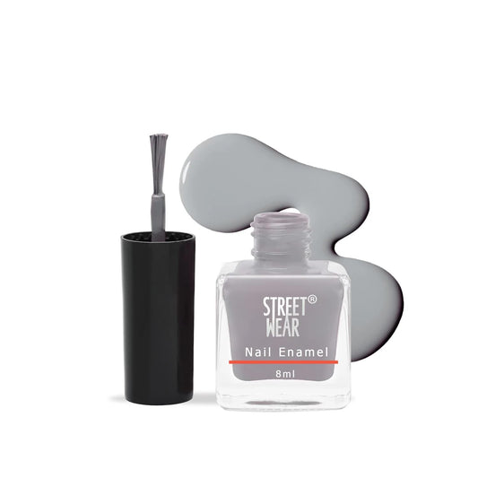 Street Wear Nail Enamel, Silver Sizzle, 8ml