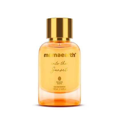 Mamaearth Into the Sunset Liquid Eau De Parfum For Women, 100ml Safe Approved, Premium Long-Lasting, Blend Of Exotic Ingredients Wwith Grapefruit,Tangerine & Peony Notes, Fresh Fruity