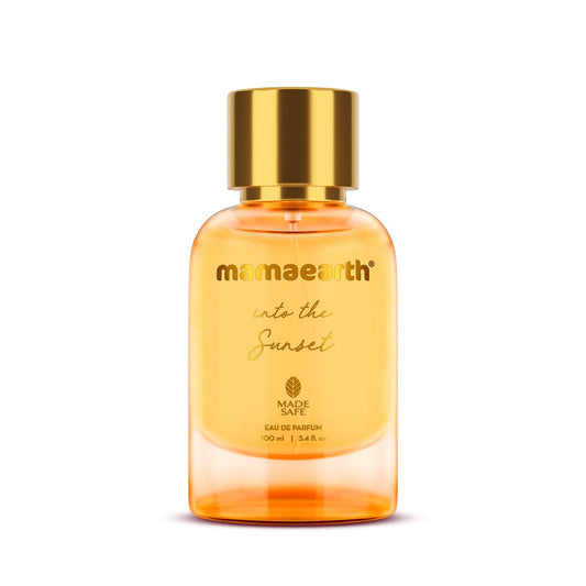 Mamaearth Into the Sunset Liquid Eau De Parfum For Women, 100ml Safe Approved, Premium Long-Lasting, Blend Of Exotic Ingredients Wwith Grapefruit,Tangerine & Peony Notes, Fresh Fruity