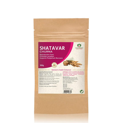 Zephivo Maharishi Ayurveda Shatavar Churna - 100% Natural Supplement for Women's Health - 100 gm
