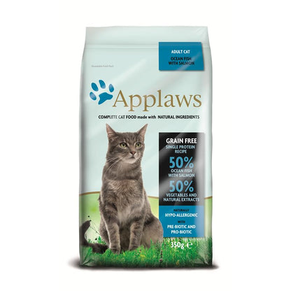 Applaws Complete Natural Dry Cat Food 350g Adult Ocean Fish with Salmon