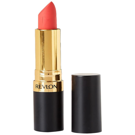 Revlon Super Lustrous| Matte Lipstick | 80% Conditioning Ingredients I Vitamin E-Showy Red, 4.2g