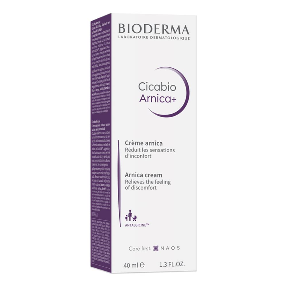Bioderma Cicabio Arnica+ cream packaging on a white background