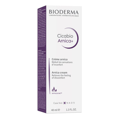 Bioderma Cicabio Arnica+ cream packaging on a white background