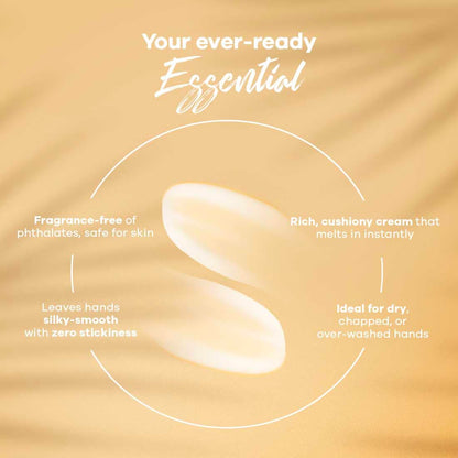 Earth Rhythm Softening Hand Cream, Locks Moisture with Ceramides, Fast Absorbing, No Silicones - Ocean Breeze