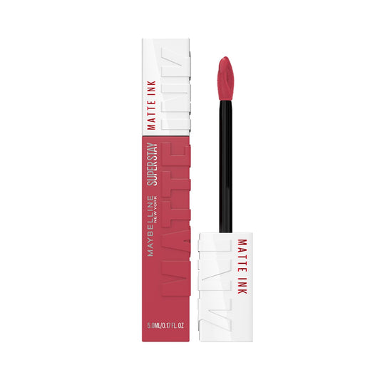 Maybelline New York Liquid Matte Lipstick, Long Lasting, 16hr Wear, Superstay Matte Ink, 150 Savant, 5ml