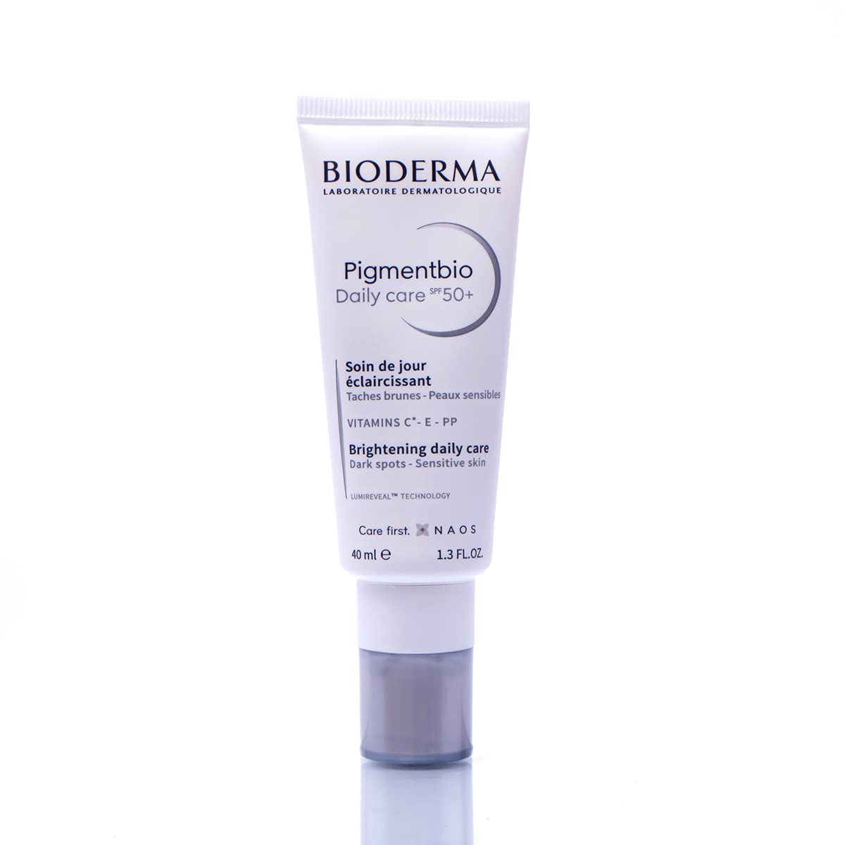 Bioderma skincare tube on a white background