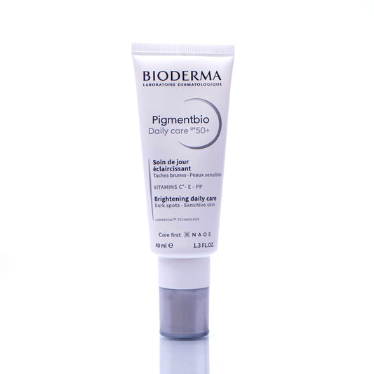 Bioderma skincare tube on a white background