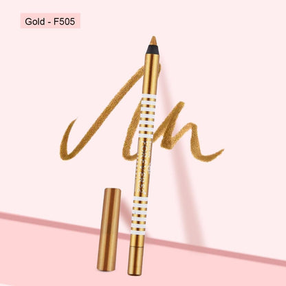 Daily Life Forever52 Waterproof Smudgeproof Smoothening Eye Pencil For Long Lasting Eye Makeup, (Gold - F505)