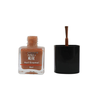 Street Wear Nail Enamel, Hazel Brown, 8ml