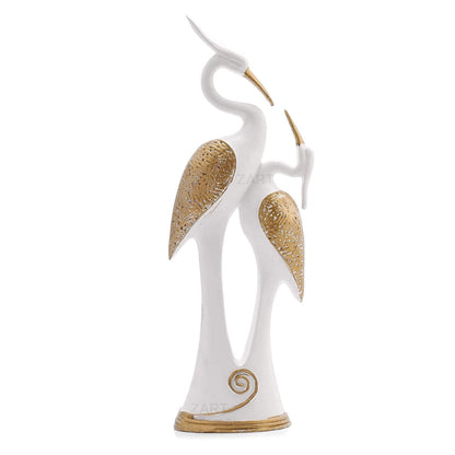 Romantic Swan Pair Showpiece for Home Decor, Love Bird Swan Figurine in Resin, Elegant Decorative Statue for Living Room, Bedroom, Wedding Gift, Item
