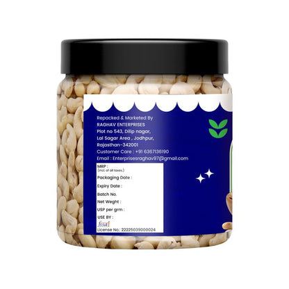 NUTRIZAIKA Premium Whole Cashews/Natural Whole Kaju 100gm | Nutritious & Delicious | Rich in Protein, Magnesium & Phosphorus | Healthy Cashew Snack | Big Size Cashews