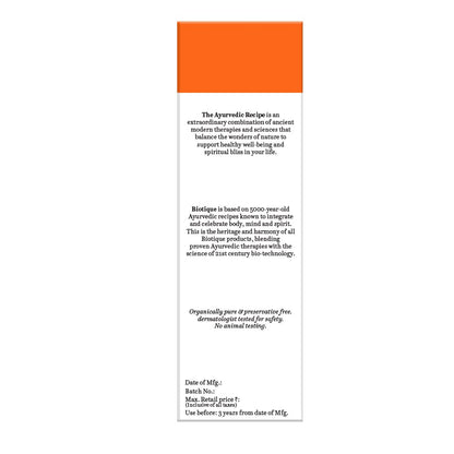 Product label with text on a white background