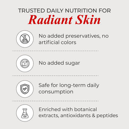 NUTRELA Collagen Builder For Men & Women|Patanjali Collagen Supplement Powder For Healthy Skin,Hair & Nails - 200 G (Strawberry Flavour,1 Count,20 Servings)