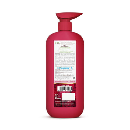 Mamaearth Beetroot Hydraful Body Lotion with Beetroot & Hyaluronic Acid & for Natural Pink Glow - 400 ml Beetroot + Hyaluronic Acid for Deep Hydration | 48 hrs* Moisturization & Barrier Repair | Alcohol & Petrolatum free | Made Safe Approved