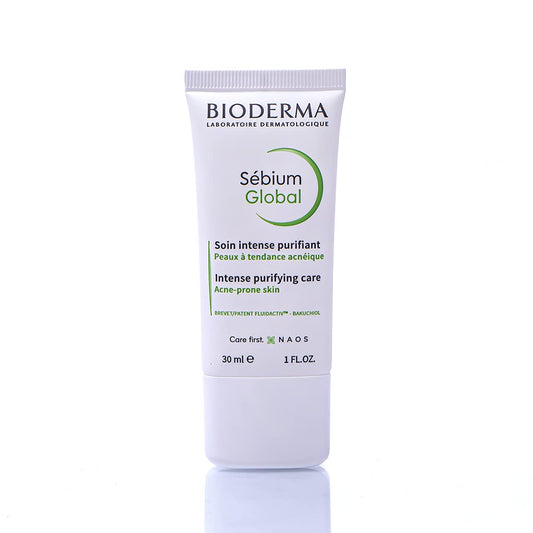 Bioderma Sébium Global skincare product on a white background