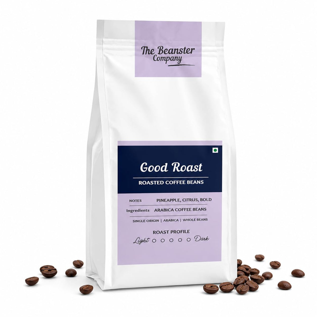 Beanster Coffee Beans Roasted, Medium Dark Roast, Good Roast