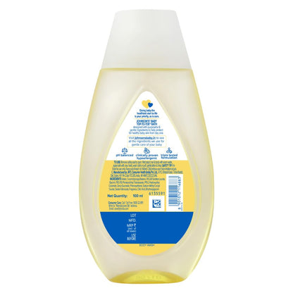 Johnson's Baby Top to Toe Wash & Shampoo 100ml | Gentle Baby Body Wash & Shampoo | With Glycerin & Coconut Cleansers | For Sensitive Skin | Pediatrician Tested | No Parabens, Sulphates, Dyes or Phthalates