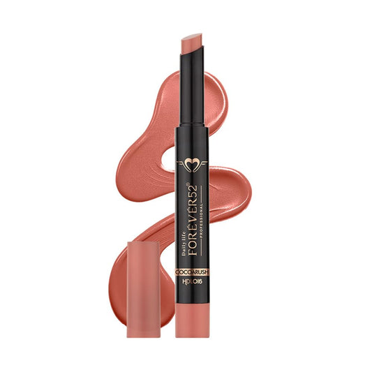 Daily Life Forever52 Hydra Lipstick, Semi-Matte Finish| Enriched with Hyaluronic Acid, Vitamin E & UVB Filter| 97% Lip Darkness Reduction | Vegan & Cruelty Free (COCOARUSH-16, 1.4g)
