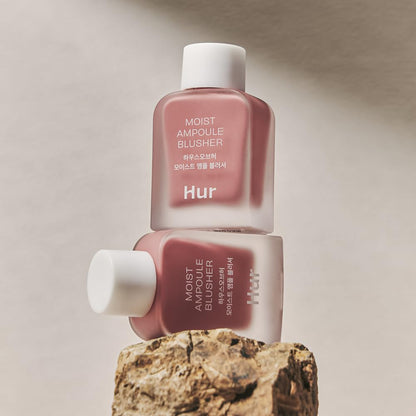 House of Hur Moist Ampoule Blusher (06 Cherry Blossom) Hydrating & Long-Lasting Liquid Blush, Buildable Water-Based Formula With 61% Moisture Essence, Lightweight, Glides On Smoothly (10ml)