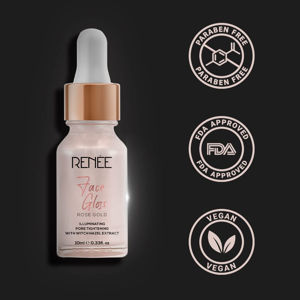 RENEE Face Gloss with Hyaluronic Acid - Rose Gold