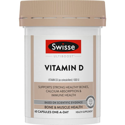 Zephivo Swisse Vitamin D - 100% RDA of Vitamin D3 (Manufactured In Australia, Internationally Proven Formula) High Absorption Vitamin D3 For Healthy Bones, Immunity & Strong Muscles (90 Tablets)