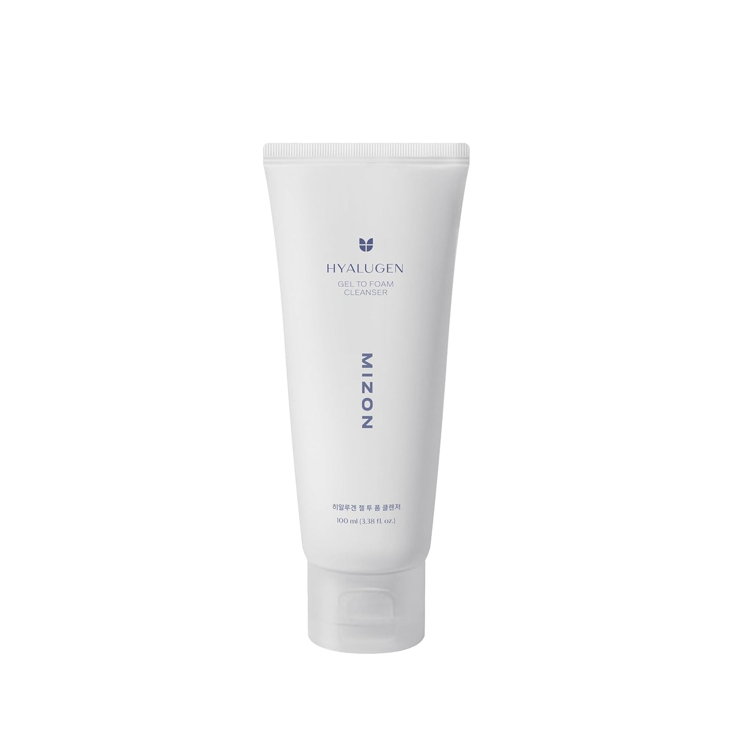 MIZON Hyalugen Gel To Foam Cleanser Collagen Hyaluronic Acid Hydrating Hypoallergenic Face Wash for Dry Skin Moisturizing Korean Skincare - 100 ml